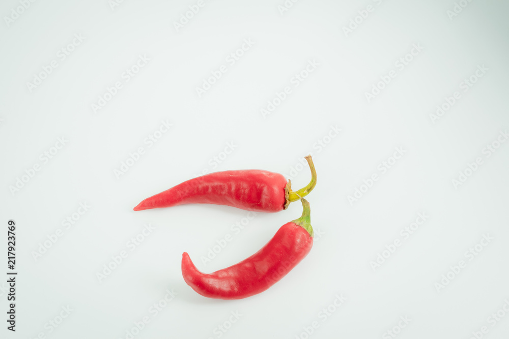 Chili pepper on white background Chili pepper on white background