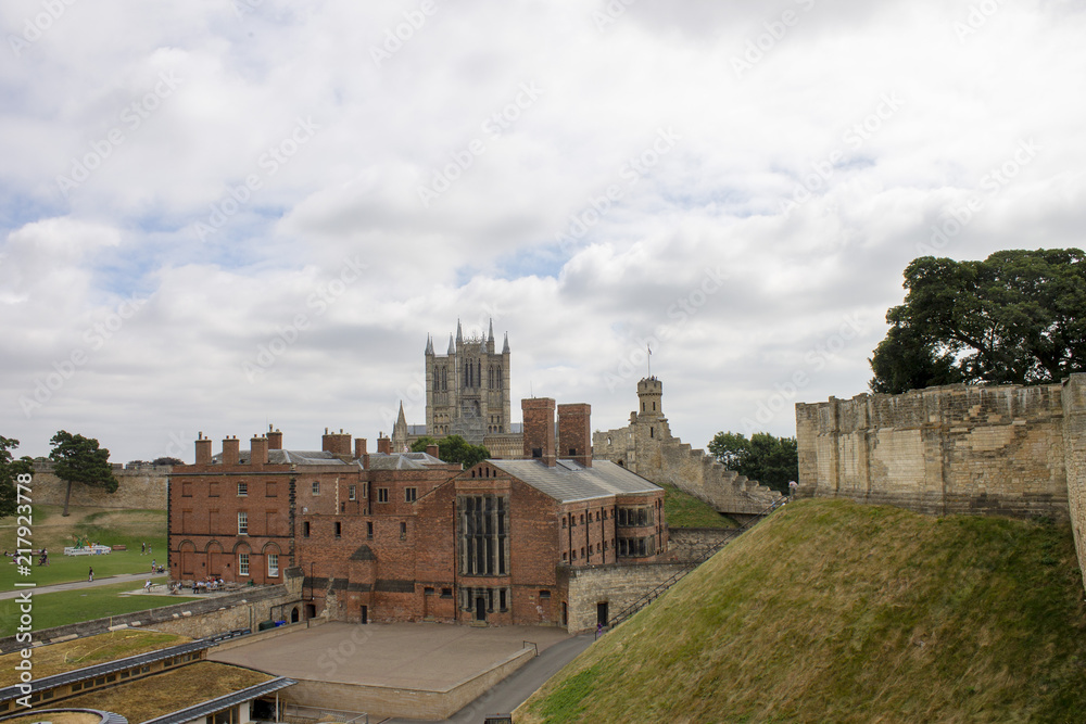 Lincoln Castle in Lincoln, England