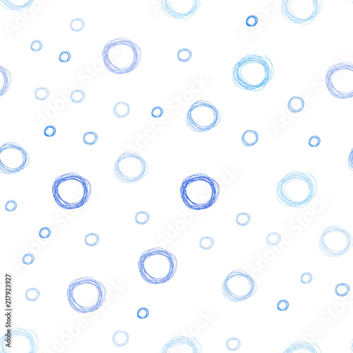 Light Pink, Blue vector seamless cover with spots.