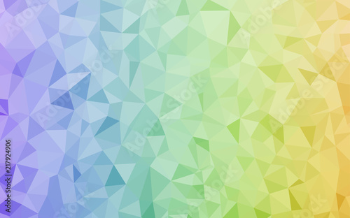 Light Multicolor vector low poly cover.