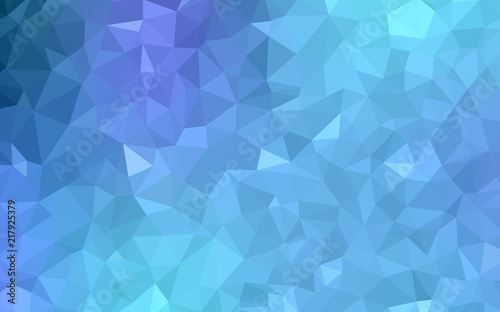 Light Pink, Blue vector abstract mosaic backdrop. © smaria2015