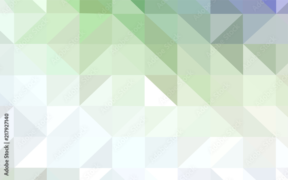 Light Green vector triangle mosaic texture. Light Green vector triangle mosaic texture.