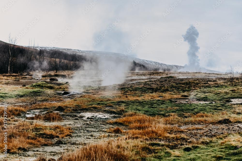 Iceland geyser Iceland geyser