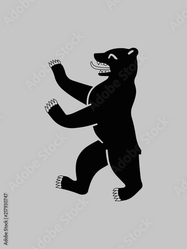 Berlin coat of arms. German bear