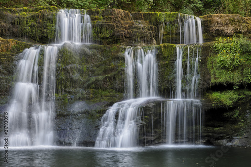 Sgwd yr Pannwr waterfall  Brecon Beacons National Park  Wales