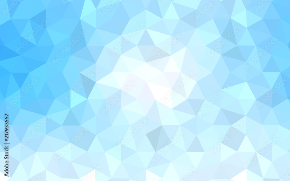 Obraz premium Light BLUE vector shining triangular layout.