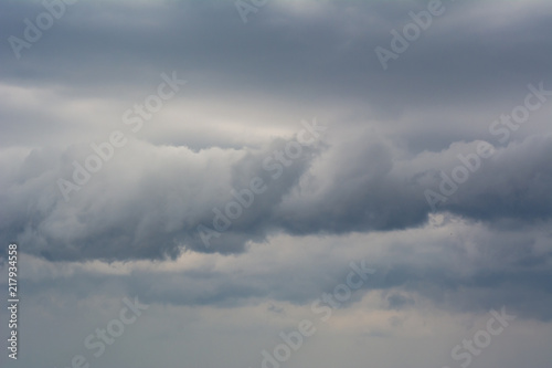 Background of the stormy sky and amazing clouds.