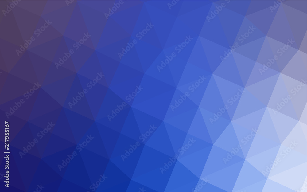 Fototapeta premium Light Pink, Blue vector polygonal pattern.