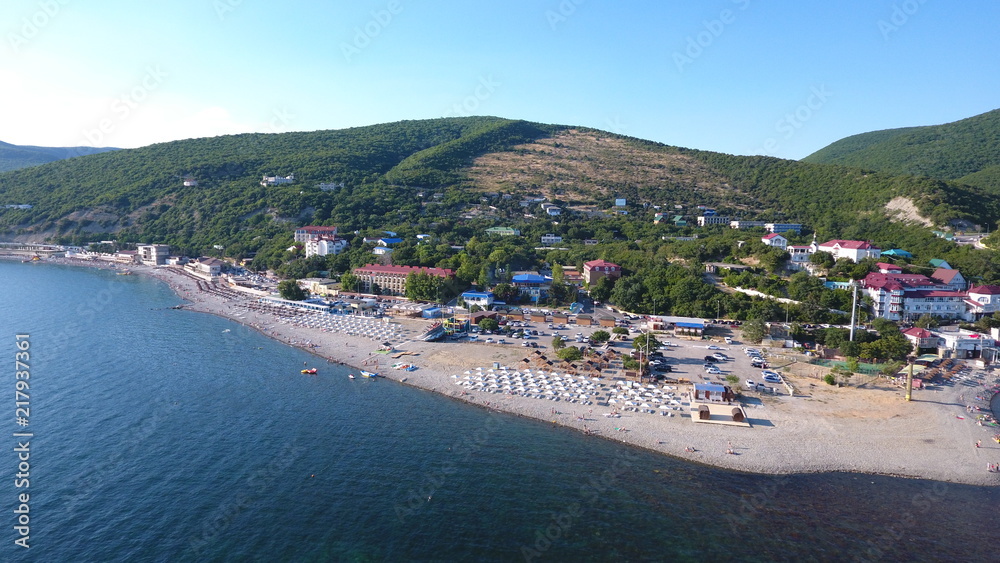 Novorossiysk quay  Cemes Bay, Black Sea, Krasnodar region, Russia 2018-08-08