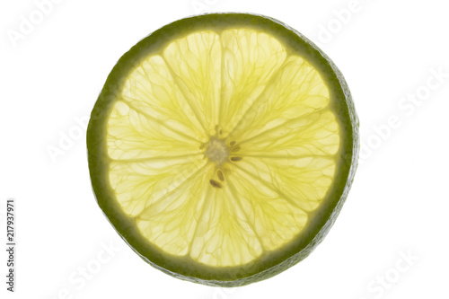 slice of fresh lemon