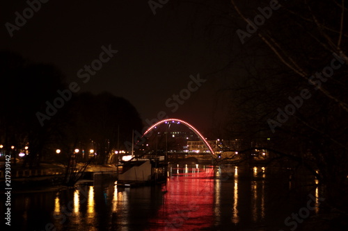 City of tartu by night, estonia