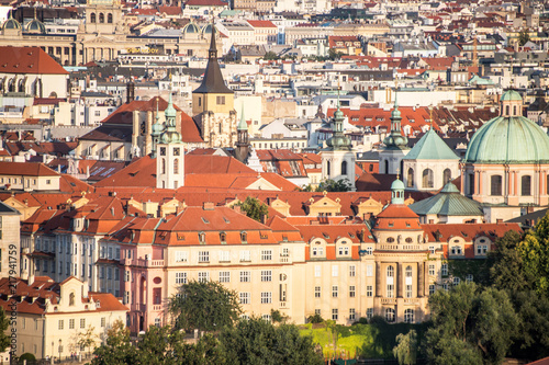 Prague city panorama