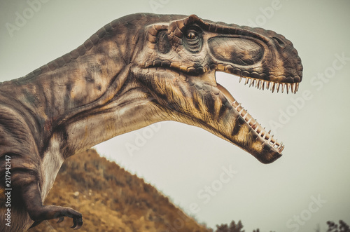 Open mouth dinosaur Tyrannosaurus rex © Denis