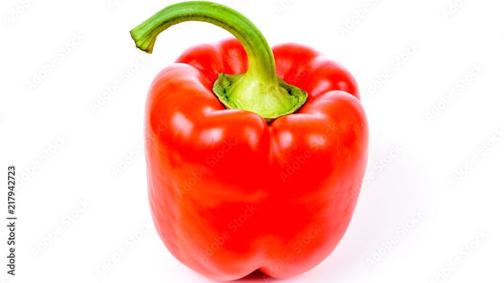 Rote Paprika isoliert Rote Paprika isoliert
