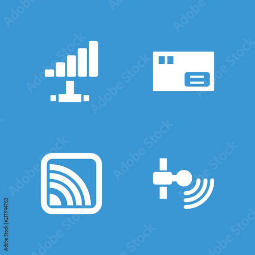 Collection of 4 free filled icons