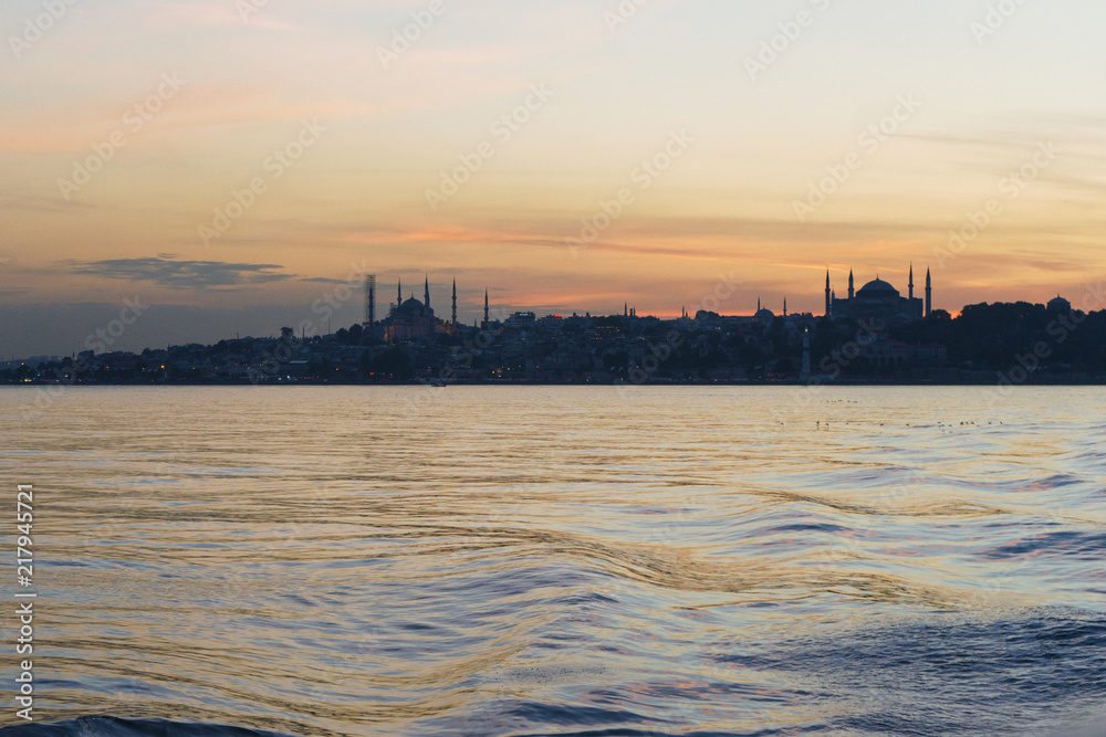 Fototapeta premium View of Istanbul from the Bosphorus.