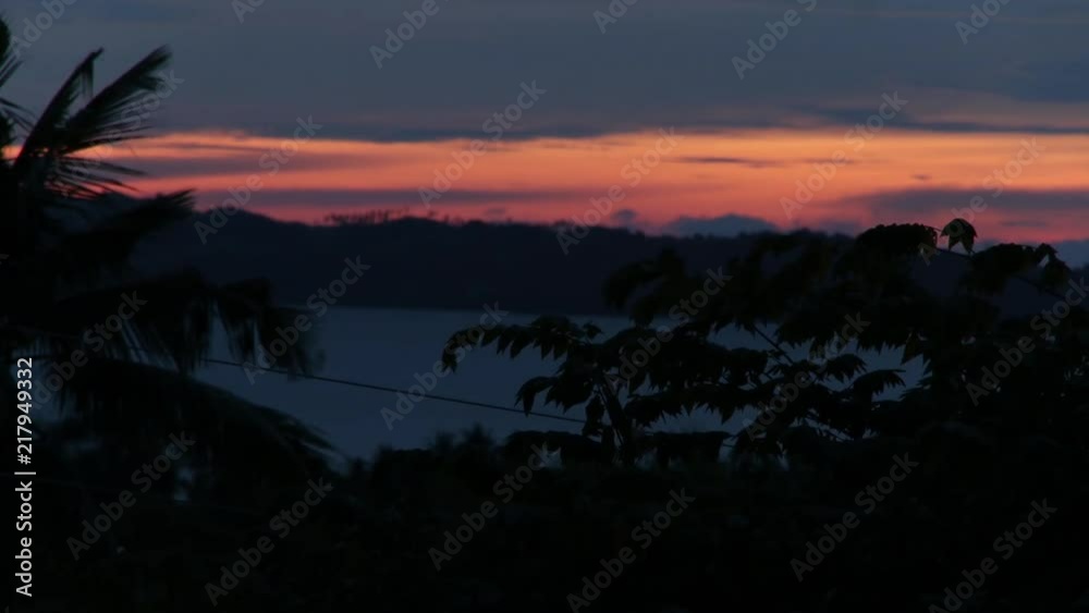 Timelapse of a pink tropical sunset showing the beauty of the Philippines. Timelapse of a pink tropical sunset showing the beauty of the Philippines.