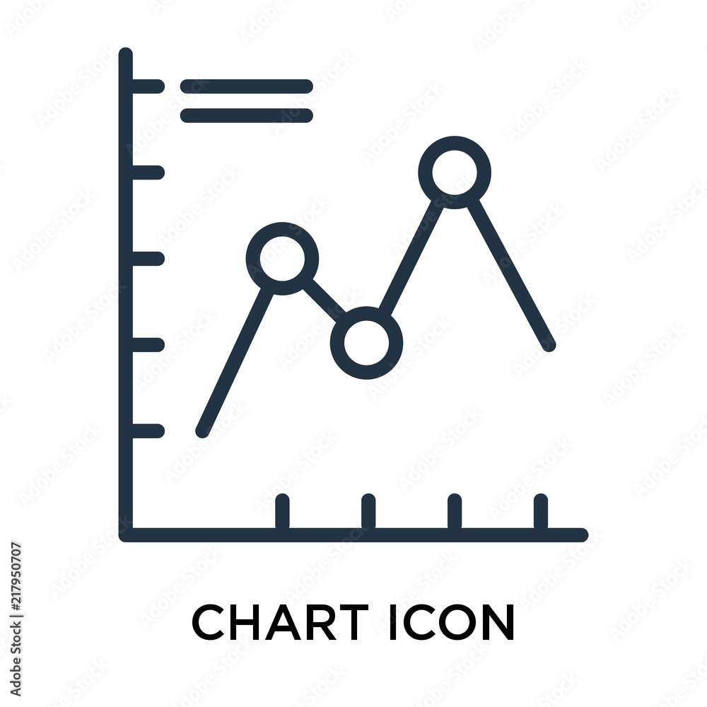 chart icon vector isolated on white background, chart sign , thin data symbols or linear machine learning design in outline style chart icon vector isolated on white background, chart sign , thin data symbols or linear machine learning design in outline style