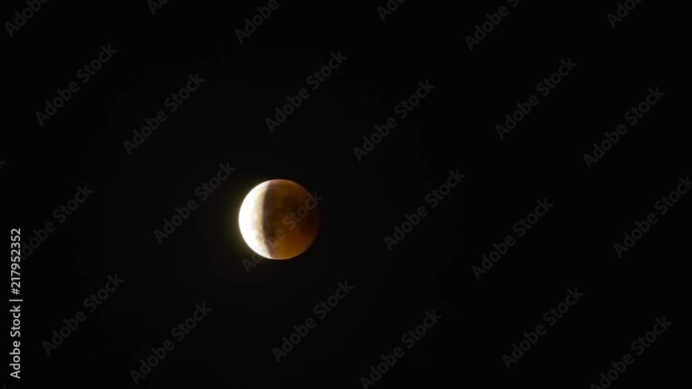 Timelapse Super Blood Moon and Lunar Eclipse Timelapse Super Blood Moon and Lunar Eclipse