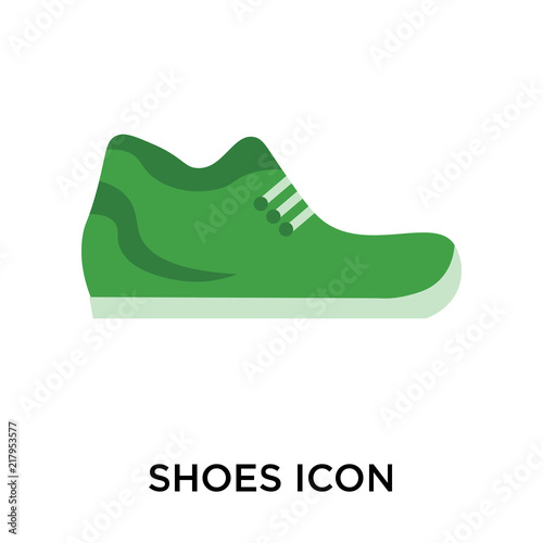 Shoes icon vector isolated on white background, Shoes sign