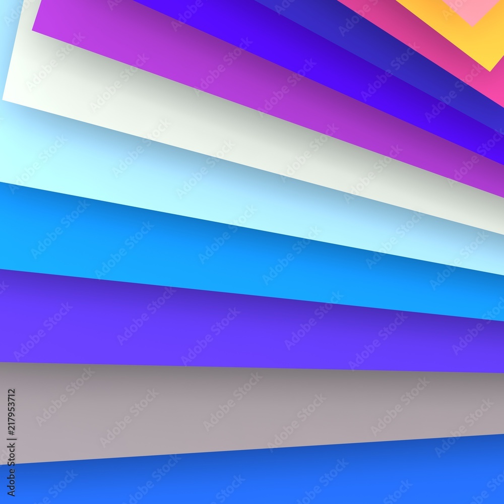 3d rendered geometric pattern.