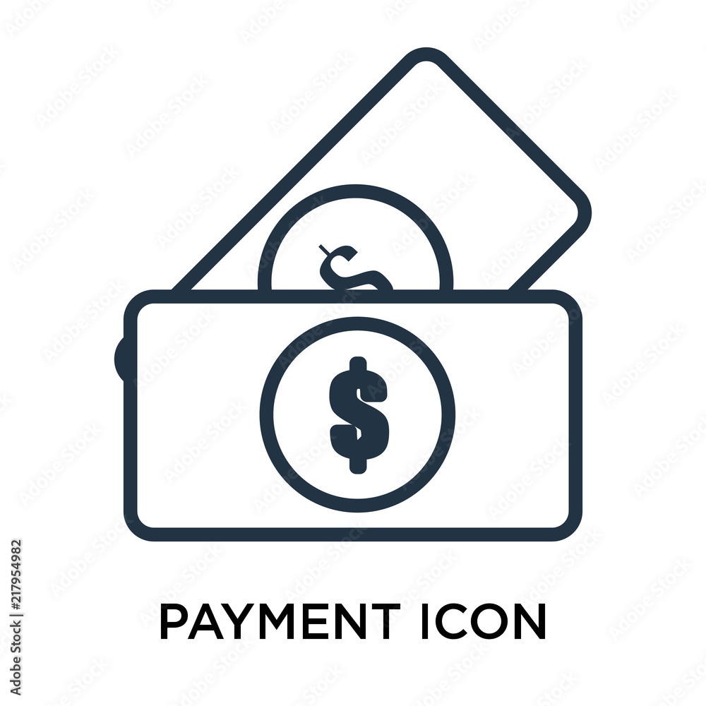 payment icon isolated on white background. Simple and editable payment icons. Modern icon vector illustration. payment icon isolated on white background. Simple and editable payment icons. Modern icon vector illustration.