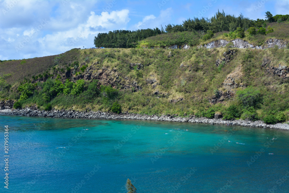 Fototapeta premium Honolua Bay on the west side of Maui, Hawaii.