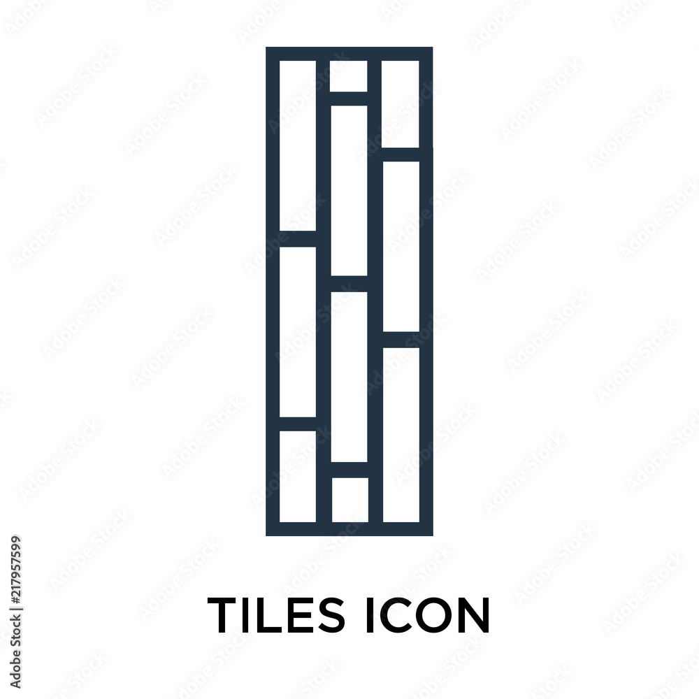 tiles icon isolated on white background. Simple and editable tiles icons. Modern icon vector illustration. tiles icon isolated on white background. Simple and editable tiles icons. Modern icon vector illustration.