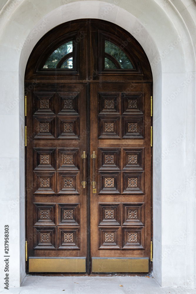 old ornate wooden door with beautiful carvings old ornate wooden door with beautiful carvings