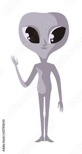 grey tiny alien