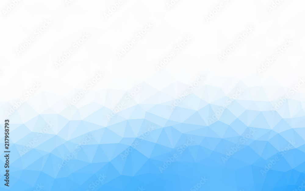 Light BLUE vector polygonal template. Light BLUE vector polygonal template.