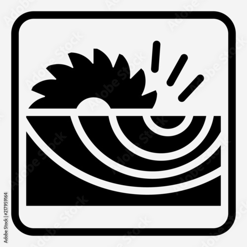 Glyph wood industry pixel perfect vector icon