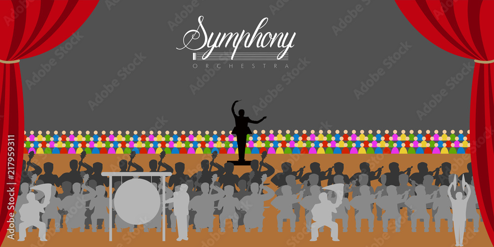 Orchestra in a theater Orchestra in a theater