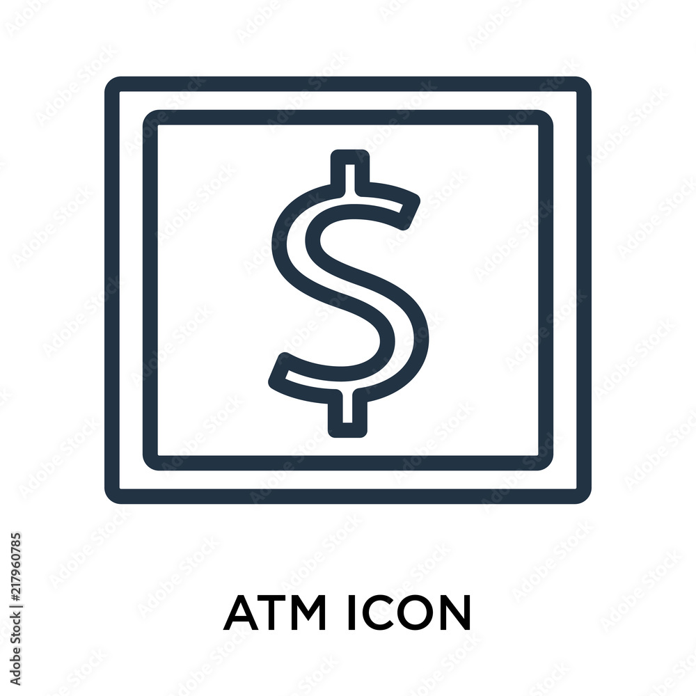 atm icons isolated on white background. Modern and editable atm icon. Simple icon vector illustration. atm icons isolated on white background. Modern and editable atm icon. Simple icon vector illustration.