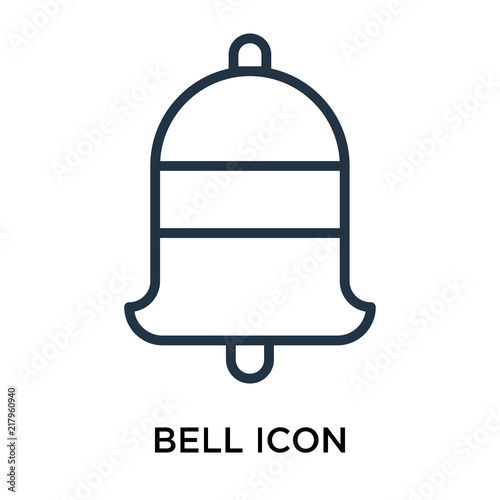 bell icons isolated on white background. Modern and editable bell icon. Simple icon vector illustration.