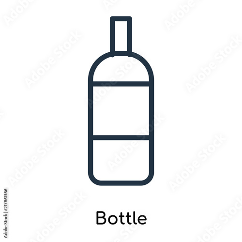 bottle icons isolated on white background. Modern and editable bottle icon. Simple icon vector illustration.