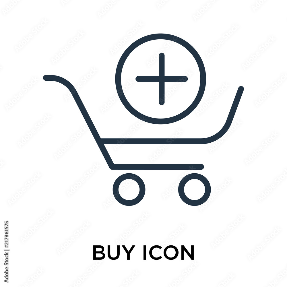 buy icon isolated on white background. Simple and editable buy icons. Modern icon vector illustration. buy icon isolated on white background. Simple and editable buy icons. Modern icon vector illustration.