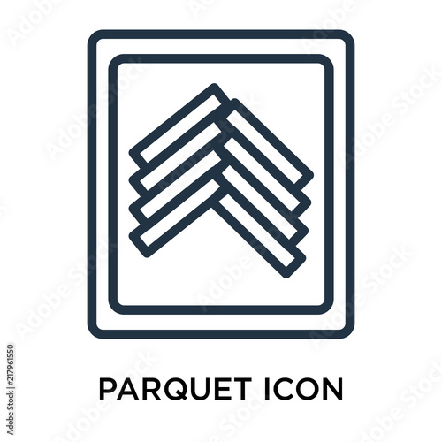 parquet icon isolated on white background. Simple and editable parquet icons. Modern icon vector illustration.