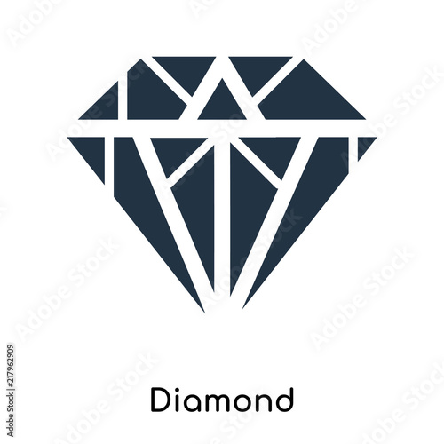 diamond icons isolated on white background. Modern and editable diamond icon. Simple icon vector illustration.