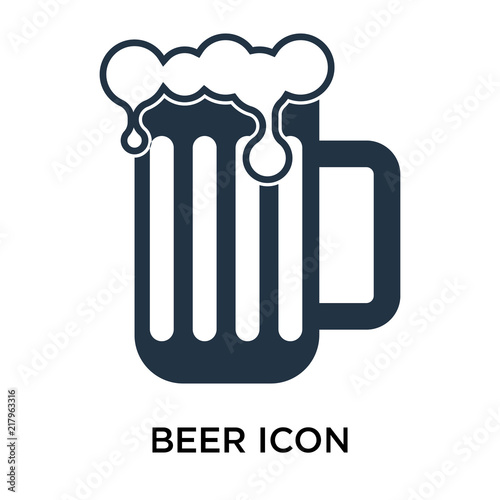 beer icons isolated on white background. Modern and editable beer icon. Simple icon vector illustration.