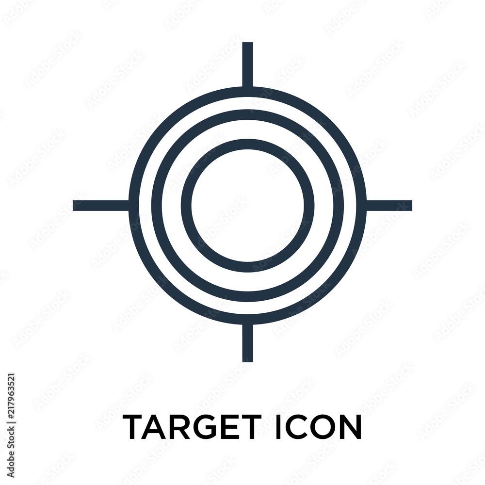 target icons isolated on white background. Modern and editable target icon. Simple icon vector illustration. target icons isolated on white background. Modern and editable target icon. Simple icon vector illustration.