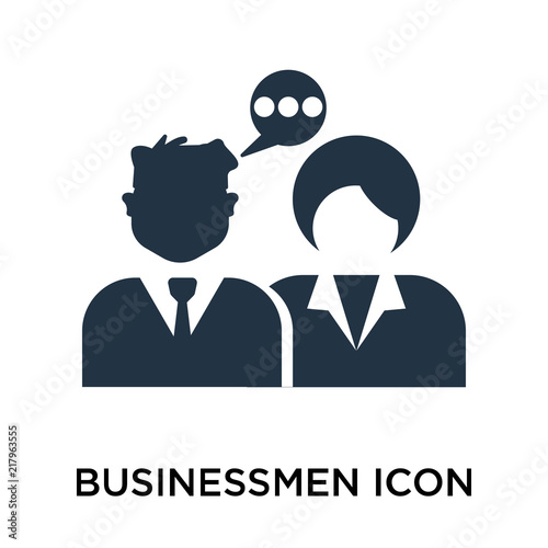businessmen icon isolated on white background. Simple and editable businessmen icons. Modern icon vector illustration.