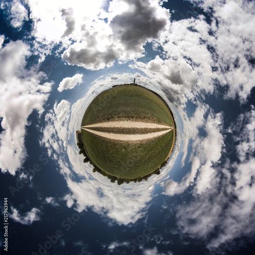Rural Planet an the atmosphere (little Planet)