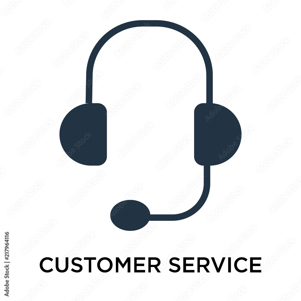 customer service icon isolated on white background. Simple and editable customer service icons. Modern icon vector illustration. customer service icon isolated on white background. Simple and editable customer service icons. Modern icon vector illustration.