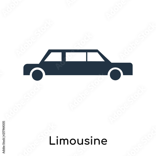 limousine icons isolated on white background. Modern and editable limousine icon. Simple icon vector illustration.