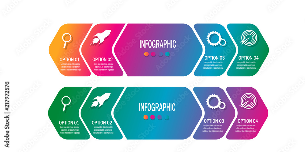 Creative chart data element infographic design vector with color concept illustration design Creative chart data element infographic design vector with color concept illustration design