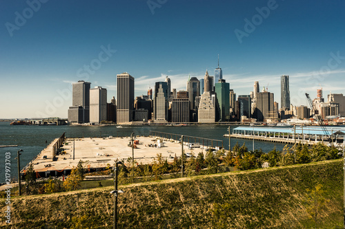 New York Skyline Citiview Manhatten with Freedom Tower World Tra