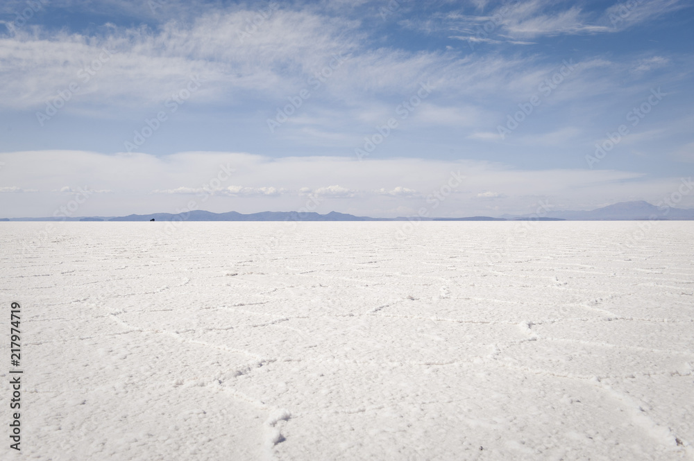 World's largest salt flats in Bolivia, Uyuni