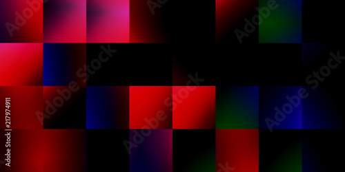 Abstract pixel grid with color gradient for background