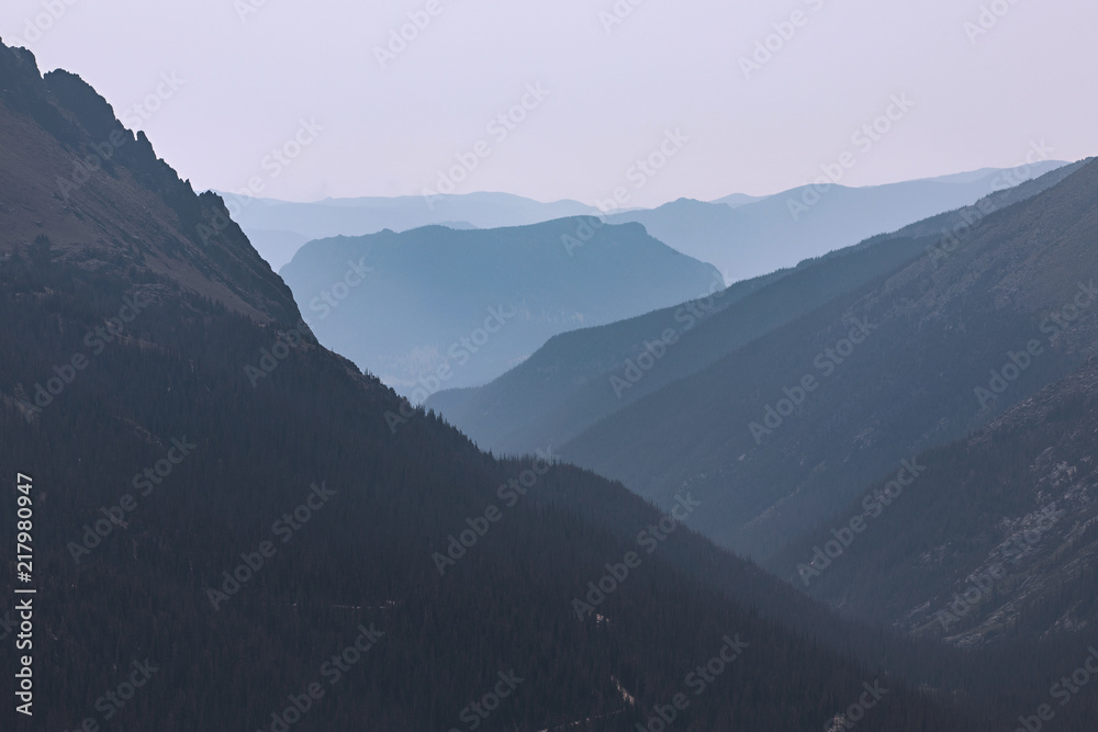 Fototapeta premium Layers of Mountains